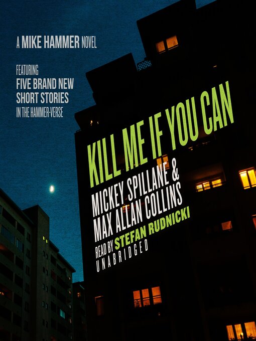 Title details for Kill Me If You Can by Mickey Spillane - Available